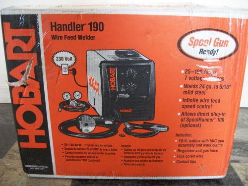 Hobart handler 190 wire feed welder 500554 for sale