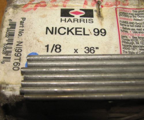 Harris nickel 99 1/8 cast iron tig welding filler rod 7pcs=1lb for sale