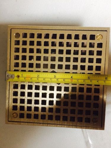 NEW Zurn Industries Square Grate Industrial Floor Drains 6&#034;