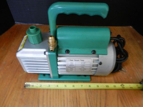 1 Stage Vacuum Pump VP-125, 3CFM, 5 Pa, 110V-/60Hz, 1/4 HP. (NICE!!!)