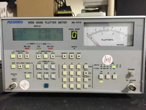 Meguro MK-617A Wide Band Flutter Meter 90-110V/104-126V 1A/ 194-236V/207-253V