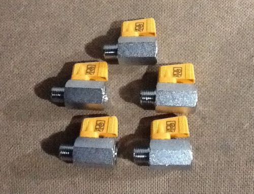 Parker MV608-4 Parker Mini Shutoff Valve 1/4 NPT (5 Pcs)