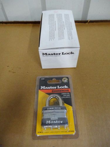 4 NEW Master Lock Commercial Laminated Steel Padlock 1DCOM Keyed Different 1bx