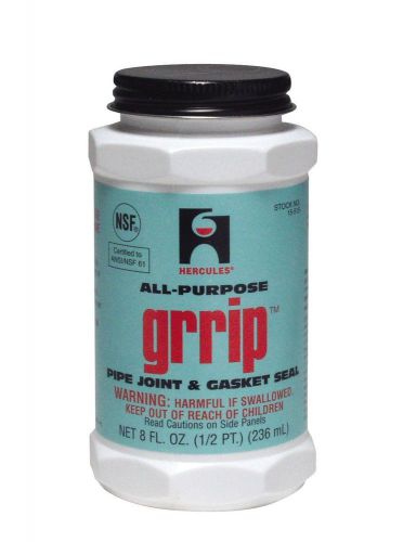 Oatey Hercules Grrip Industrial Black Pipe Joint and Gasket Sealant, 8oz #15515