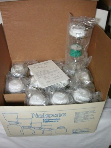 Box 12 pk NALGENE disposable 126-0045 Sterilization Filter Unit .45 mic 250ml