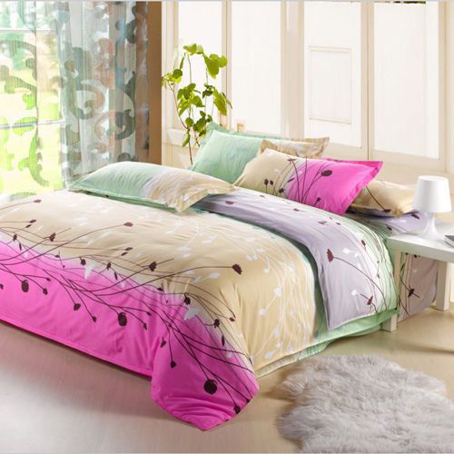 4pcs diamond velvet bedding sets w duvet cover flat sheet pillowcases for sale