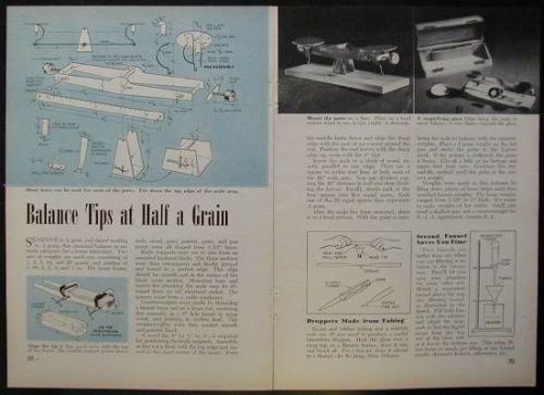 Brass BALANCE BEAM Scale HowTo build PLANS to 1/2 grain