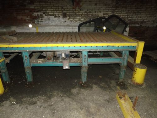 Roller Conveyor 78&#034; L X 68&#034; W Rollers w/Motor