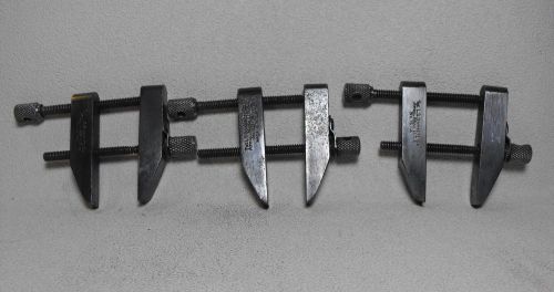 3 Starrett No.161A Machinist Parallel Clamps