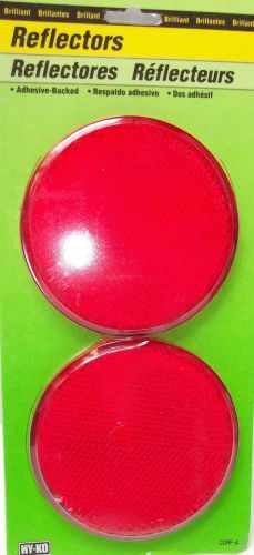 HY-KO Red Plexiglass Stick On Reflector CDRF-4R NIB Lot of 2