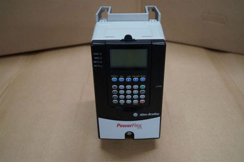 Allen bradley 1hp powerflex 70 20ad2p1a0aynnnc0 w/ ethernet adaptor 20-comm-e for sale