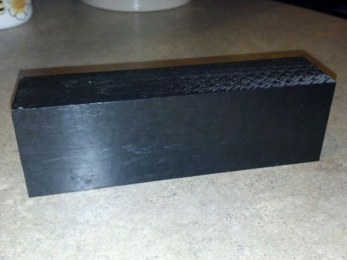 Black Acetal Plastic 1-1/2&#034; X 2&#034; X 6-1/2&#034; long