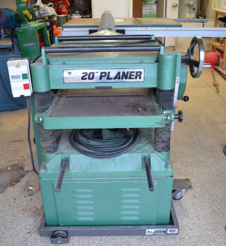 20&#034; GRIZZLY PLANER 3HP 220V 1PH Dual Speed