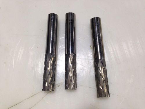 LOT OF 3 - NEW 3/8 CARBIDE BURR - DIE GRINDER