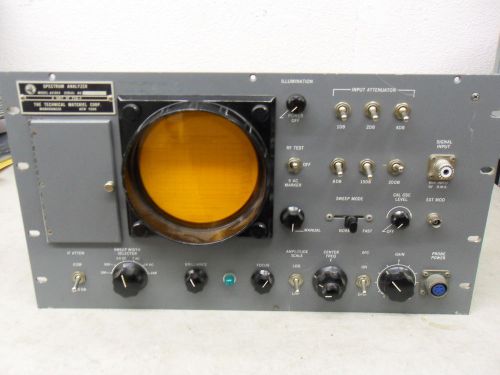 SINGER METRICS TECHNICAL MATERAL CORP SPECTRUM ANALYZER SB-12 B