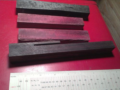 28  Exotic ebony, rosewood etc. blocks for inlays or plugs. Nice tight grain!