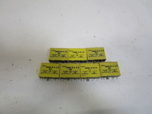 LOT OF 7 GORDOS INPUT RELAY MODULE IAC5 *USED*