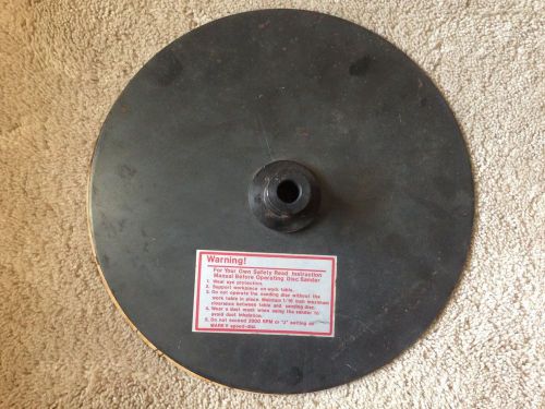 Shopsmith Steel 12&#034; Sanding Disc!!