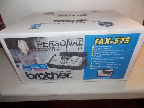 Brand new Brother FAX-575 Plain Paper Thermal Copier Fax  SEALED BOX