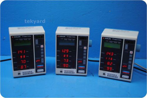 COLIN PRESS-MATE BP-8800C SPHYGMOMANOMETER BLOOD PRESSURE MONITOR (SET OF 3) @