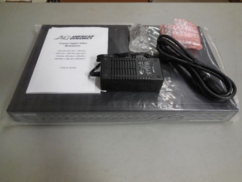 1 PC AMERICAN DYNAMICS DMV16Q 16 CHANNEL B/W QUEST DUPLEX MULTIPLEXER 120VAC