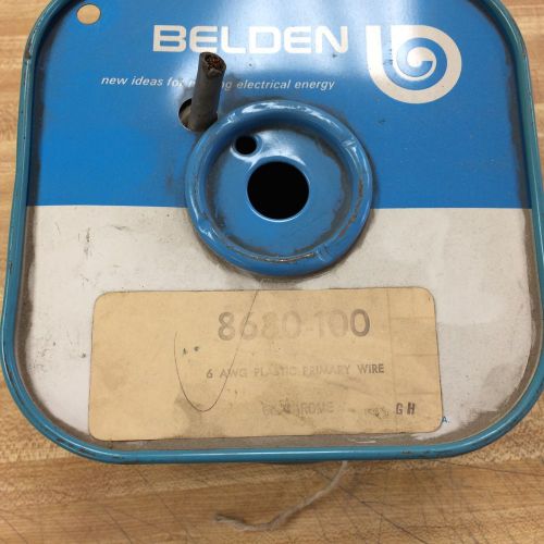 6 AWG SINGLE CONDUCTOR 100 FEET  BELDEN PT # 8680-100-60