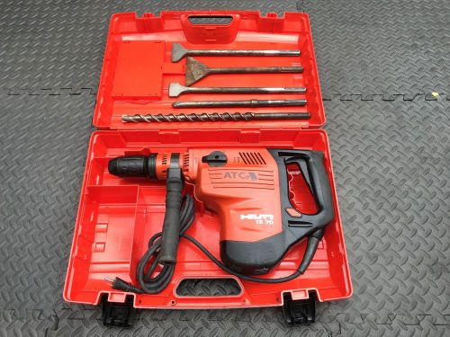 Hilti te 70-atc sds-max te70 atc combi hammer...bonus 5 sds-max bits for sale