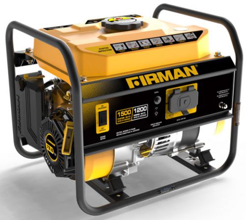 Firman power equipment p01201 gas powered 1200/1500 watt portable generator for sale