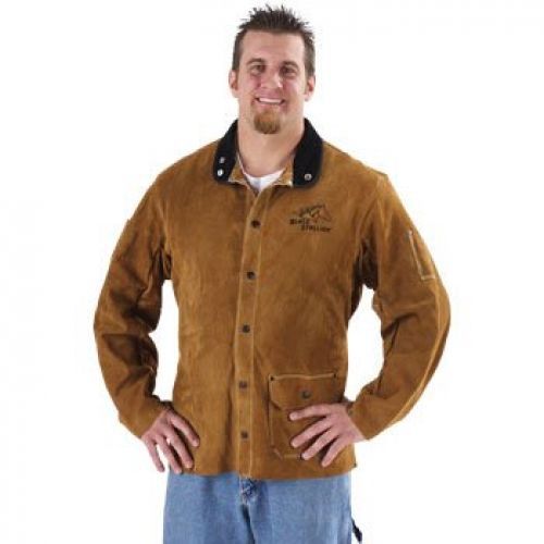 Black stallion quality side split cowhide welding coat - 30&#034; - xl for sale