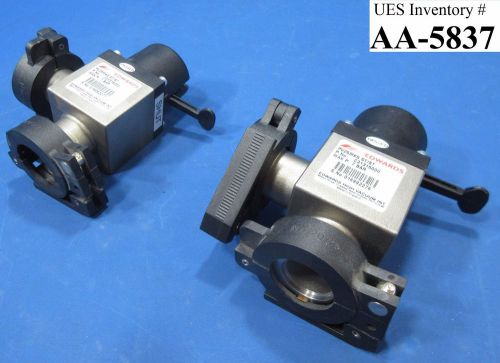 Edwards c31315000 manual isolation valve pv25mks st/st lot of 2 used working for sale