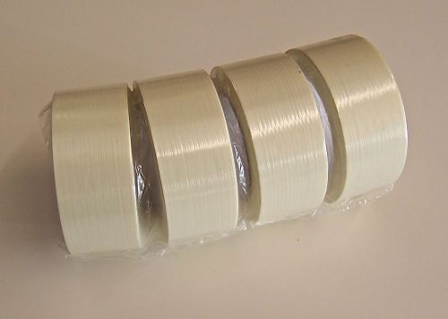 New 2 rolls - 48mmx55m (2”x60yrd) reinforced filament tape / central brand  for sale