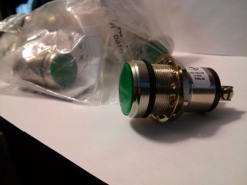 Qty:1GREEN LED DIALIGHT 556-1603-304-F PANEL MOUNT PILOT LIGHT INDICATOR 1&#034; 12 V