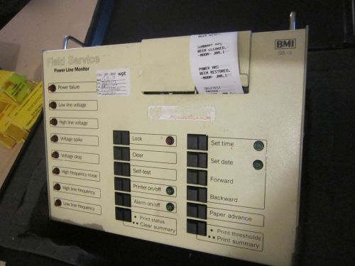 BMI GS-3 FIELD SERVICE POWER LINE MONITOR