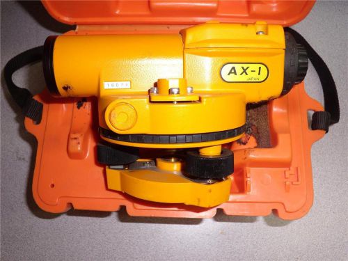 NIKON AUTO LEVEL  AX-1, AX1S  SURVEYER W/CASE WORKING