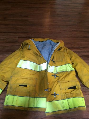 Firemens jacket coat globe brand turnout gear rescue survival bunker prepper for sale