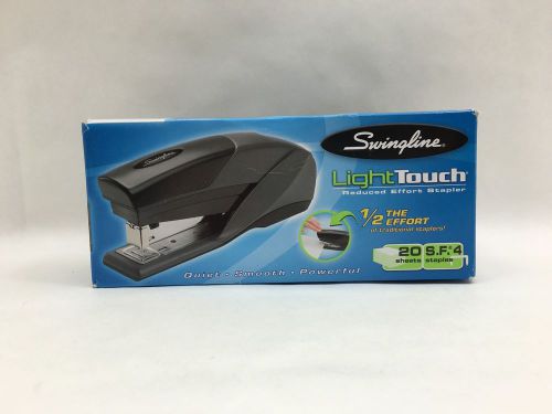 Swingline LightTouch Reduced Effort Stapler, 50% Easier, 20 Sheets, Blue (66404)