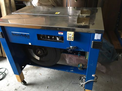 Semi Auto Strapping Machine Interlake P-100 Kioritz N S - A