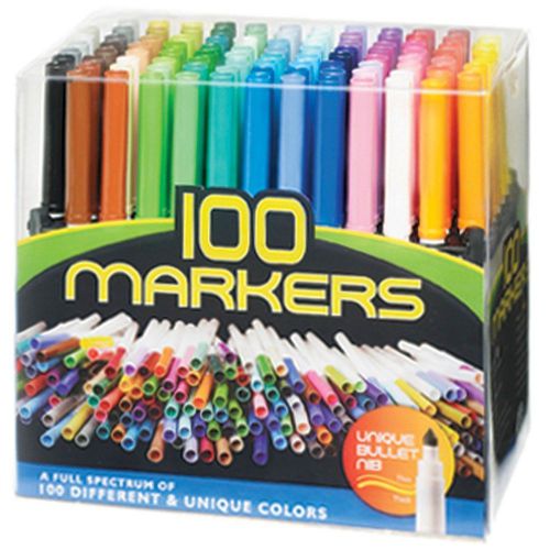 Pro Art Bullet Point Marker Set 100-Pack 1