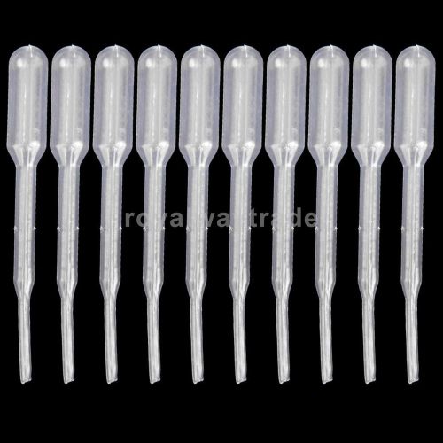 50pcs 0.2ml liquids transfer pipettes graduated plastic dropper for lab test for sale