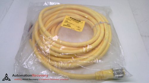 TURCK RYM 126-10M/S3059, CORDSET, MALE, STRAIGHT, 10 METER, NEW #219802