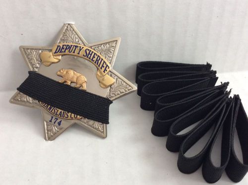 LAW ENFORCEMENT BLACK MOURNING BANDS - 10 Pack