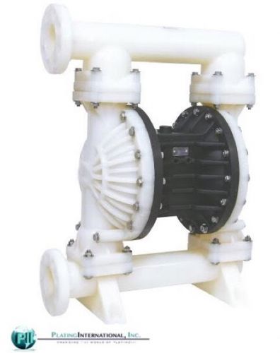 Industrial chemical resistant 3&#034; air diaphragm santoprene pump for sale