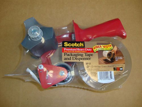 3M Scotch Tape Gun Dispenser  HEAVY DUTY 3INCH wide BP-15 W/1 Roll Model 12000