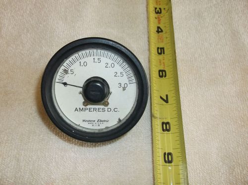 Vintage Collectible Western Electric Gauge Amperes D.C. H1R