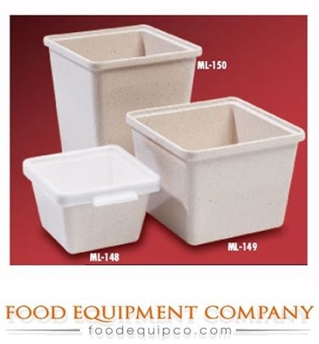 GET Enterprises ML-149-IR 2 qt. Ironstone Square Melamine Salad Crock  -...