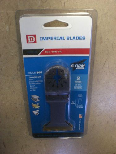 3 Pack Imperial Saw Blades 1-3/4&#034; Bi-Metal Titanium Universal Metal Wood PVC NIB
