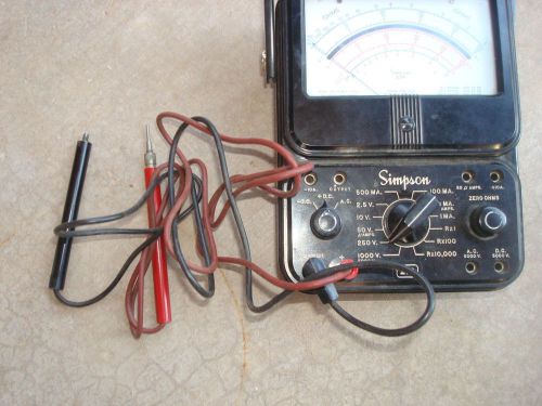 Simpson Test Meter  Model 270