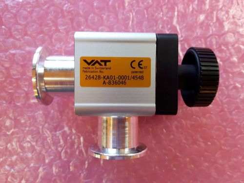 Vat 26428-ka01-0001/4548 right angle control vacuum valve kf25 for sale