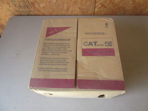 *NEW* MONOPRICE ENHANCED CAT5e 24AWG CAT5-1K-BLUE