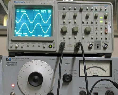 Tektronix 2430 Digital Storage Oscilloscope/DSO 150MHz 2CH Option 5